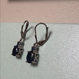 Topaz Earrings Real Stones